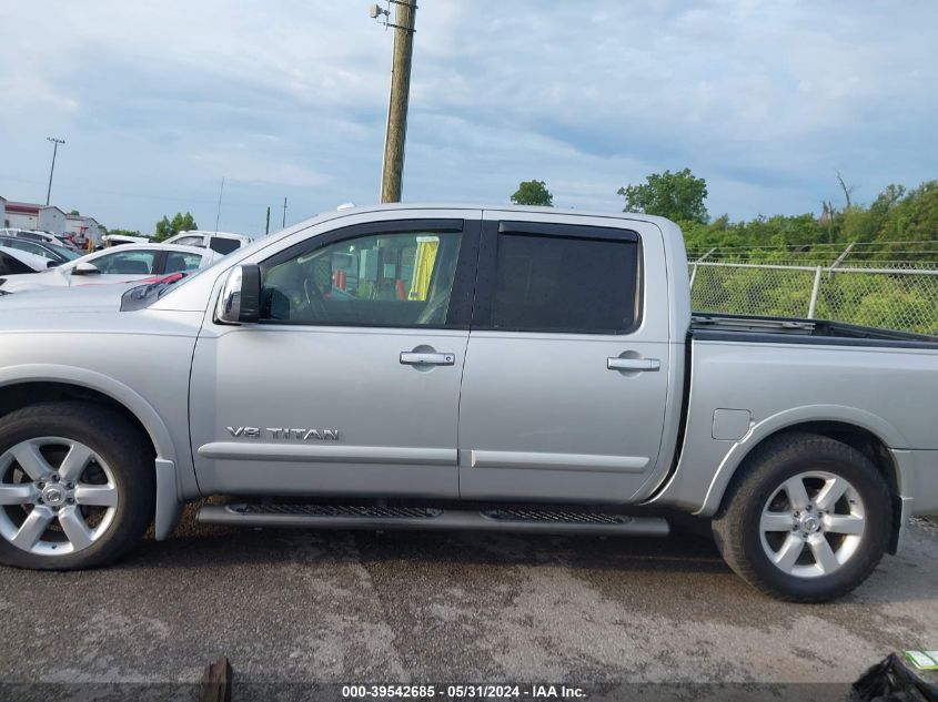 2009 Nissan Titan Le VIN: 1N6BA07D99N314015 Lot: 39542685