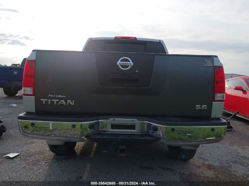 2009 Nissan Titan Le VIN: 1N6BA07D99N314015 Lot: 39542685