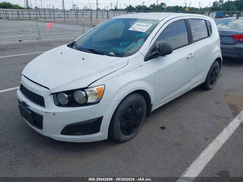 2014 Chevrolet Sonic Ls Auto VIN: 1G1JA6SHXE4181172 Lot: 39542699