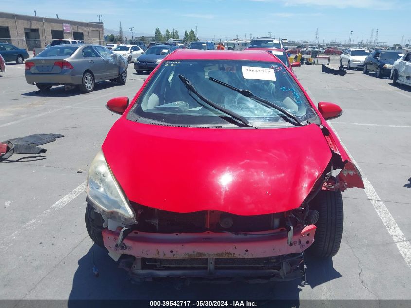 2012 Toyota Prius C Three VIN: JTDKDTB31C1508028 Lot: 39542717