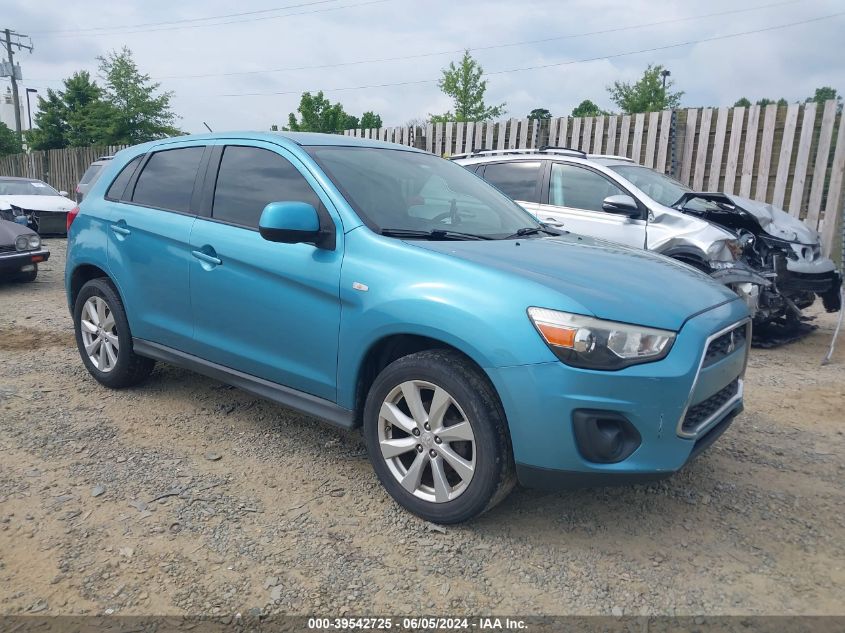 2014 Mitsubishi Outlander Sport Es VIN: 4A4AR3AU4EE001510 Lot: 39542725