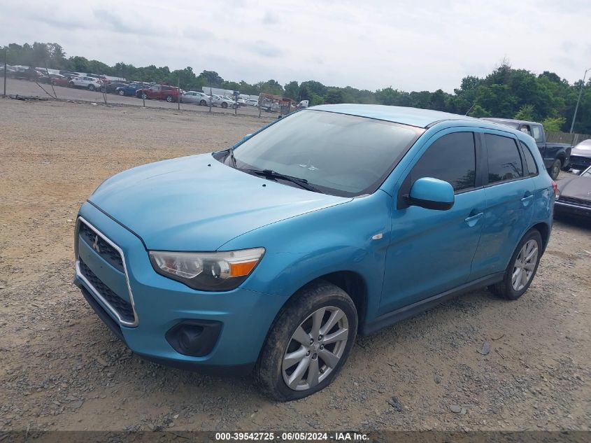 2014 Mitsubishi Outlander Sport Es VIN: 4A4AR3AU4EE001510 Lot: 39542725