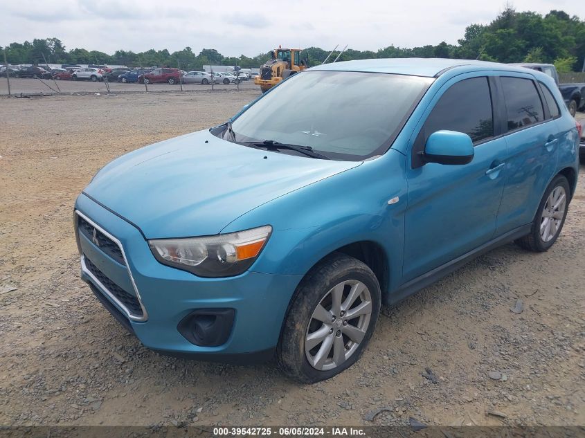 2014 Mitsubishi Outlander Sport Es VIN: 4A4AR3AU4EE001510 Lot: 39542725