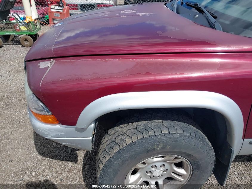 2003 Dodge Dakota Slt VIN: 1D7HG48N13S124492 Lot: 39542727