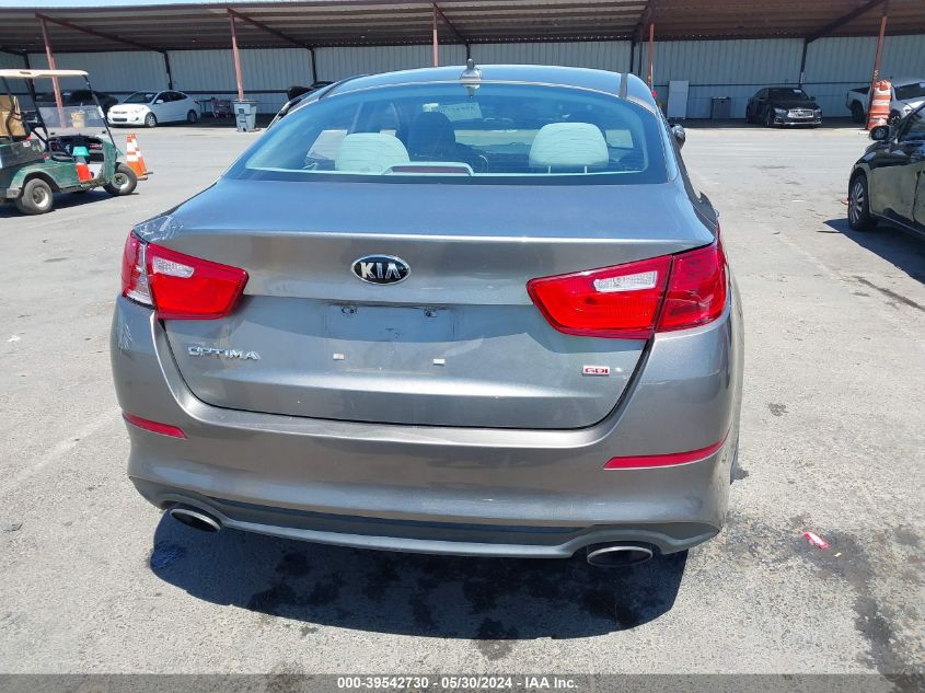 2015 Kia Optima Lx VIN: 5XXGM4A75FG413741 Lot: 39542730