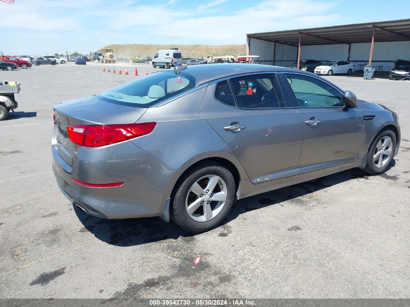 2015 Kia Optima Lx VIN: 5XXGM4A75FG413741 Lot: 39542730