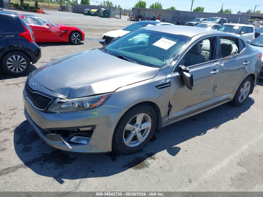 2015 Kia Optima Lx VIN: 5XXGM4A75FG413741 Lot: 39542730