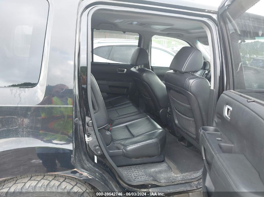 2011 Honda Pilot Touring VIN: 5FNYF4H90BB034892 Lot: 39542746