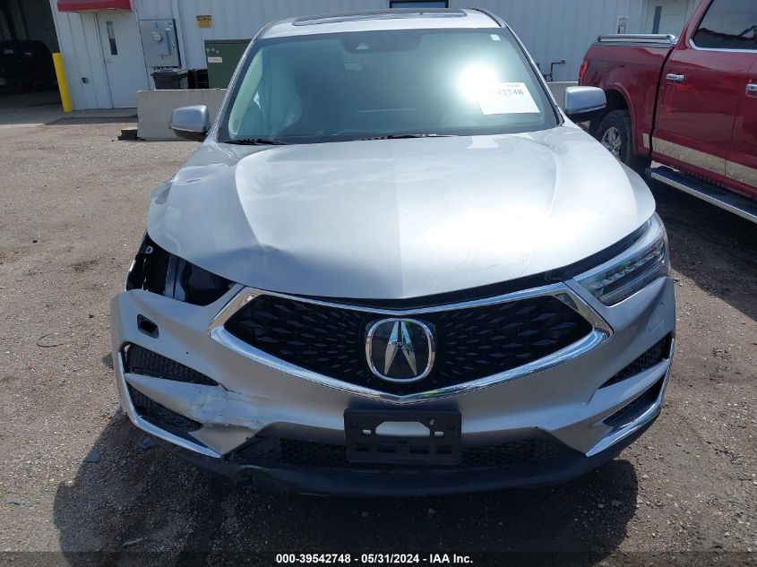 2019 Acura Rdx Advance Package VIN: 5J8TC2H72KL800433 Lot: 39542748