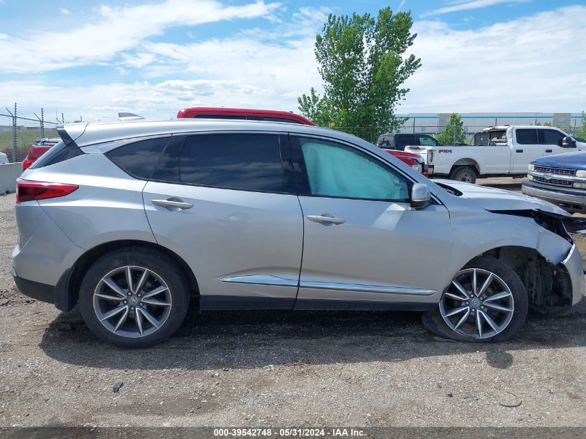 2019 Acura Rdx Advance Package VIN: 5J8TC2H72KL800433 Lot: 39542748