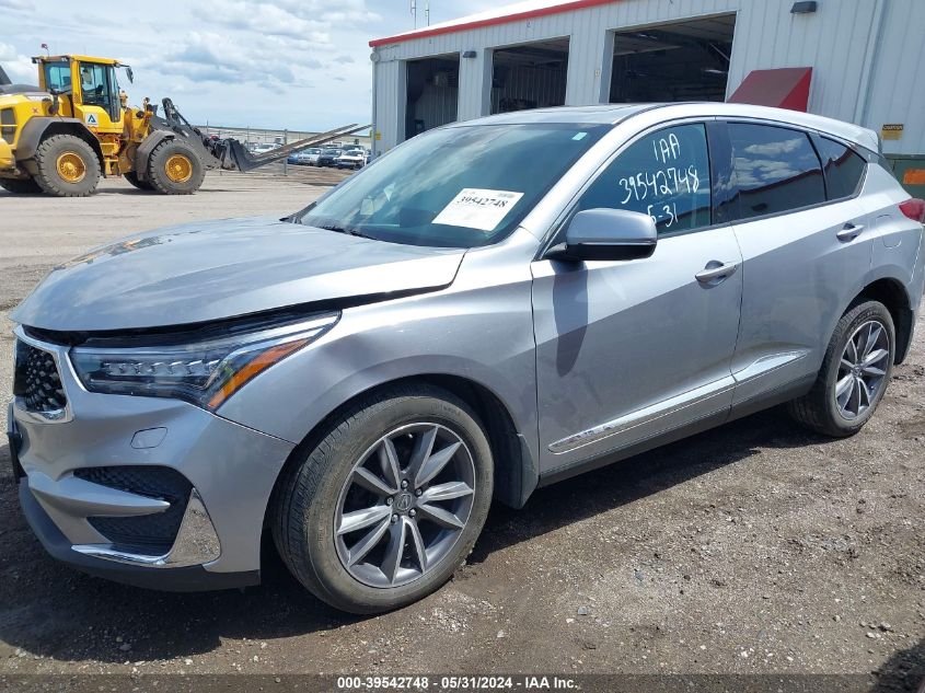 2019 Acura Rdx Advance Package VIN: 5J8TC2H72KL800433 Lot: 39542748