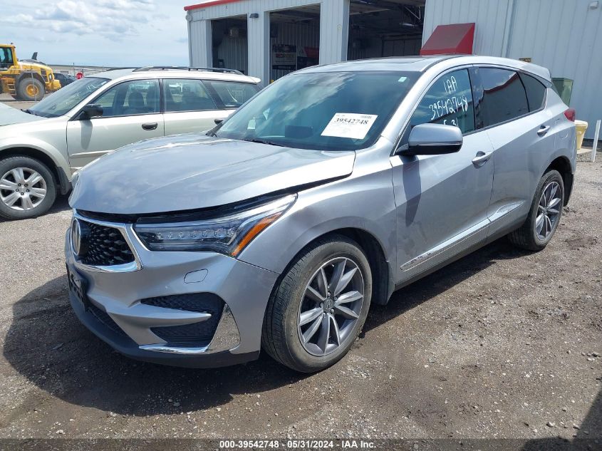 2019 Acura Rdx Advance Package VIN: 5J8TC2H72KL800433 Lot: 39542748