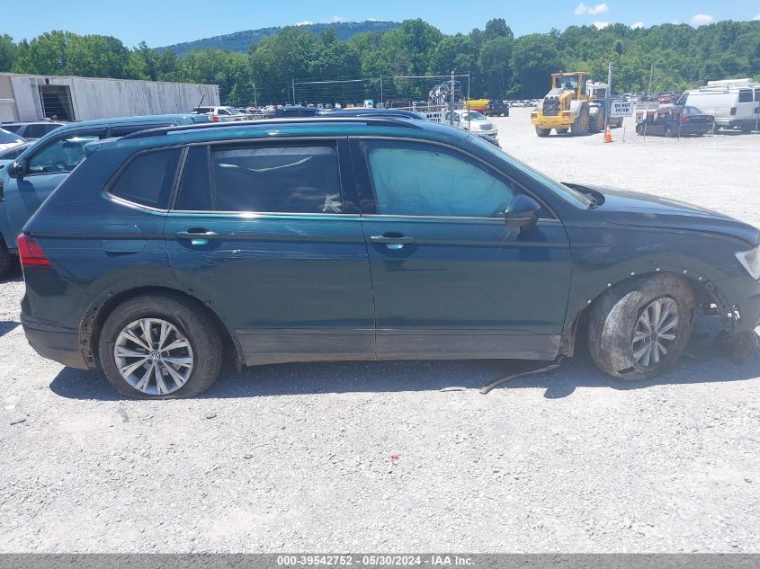 2019 Volkswagen Tiguan 2.0T S VIN: 3VV1B7AX8KM163919 Lot: 39542752