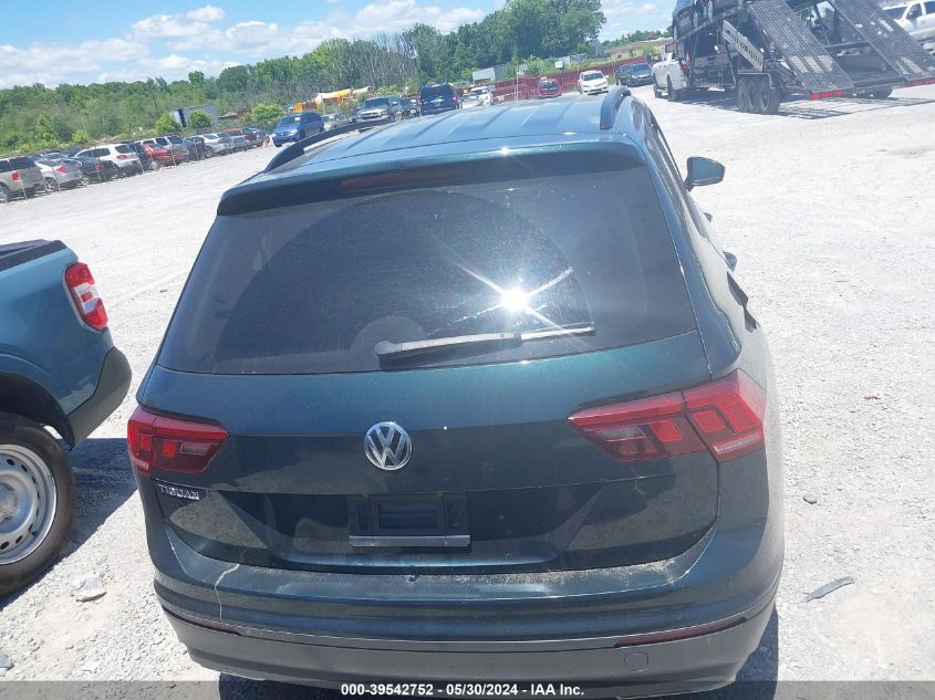 2019 Volkswagen Tiguan 2.0T S VIN: 3VV1B7AX8KM163919 Lot: 39542752