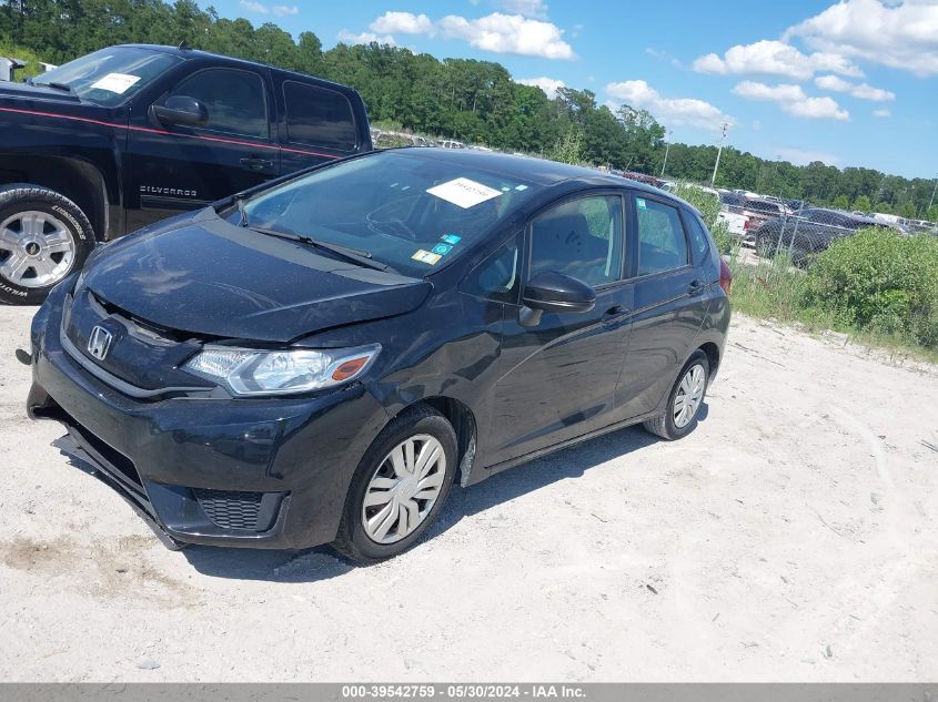 2015 Honda Fit Lx VIN: 3HGGK5H5XFM751796 Lot: 39542759