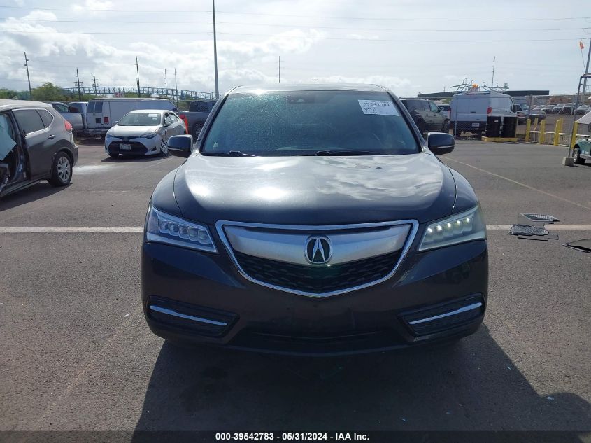 2016 Acura Mdx Technology Acurawatch Plus Packages/Technology Package VIN: 5FRYD3H46GB020005 Lot: 39542783