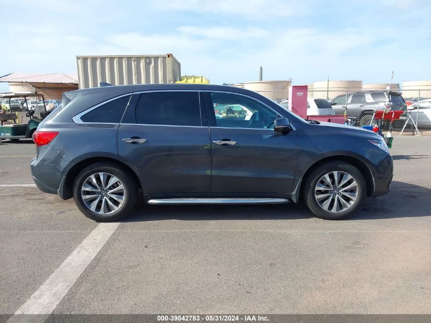 2016 Acura Mdx Technology Acurawatch Plus Packages/Technology Package VIN: 5FRYD3H46GB020005 Lot: 39542783