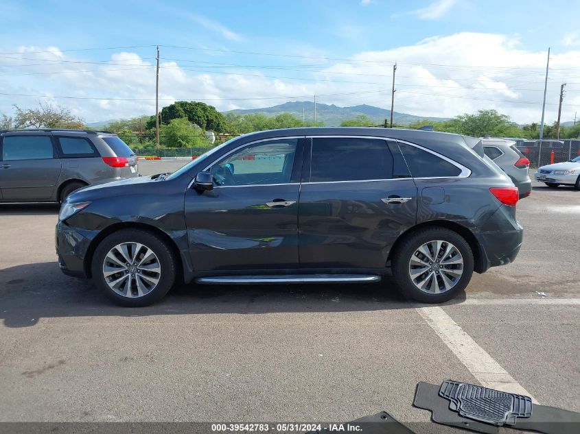 2016 Acura Mdx Technology Acurawatch Plus Packages/Technology Package VIN: 5FRYD3H46GB020005 Lot: 39542783