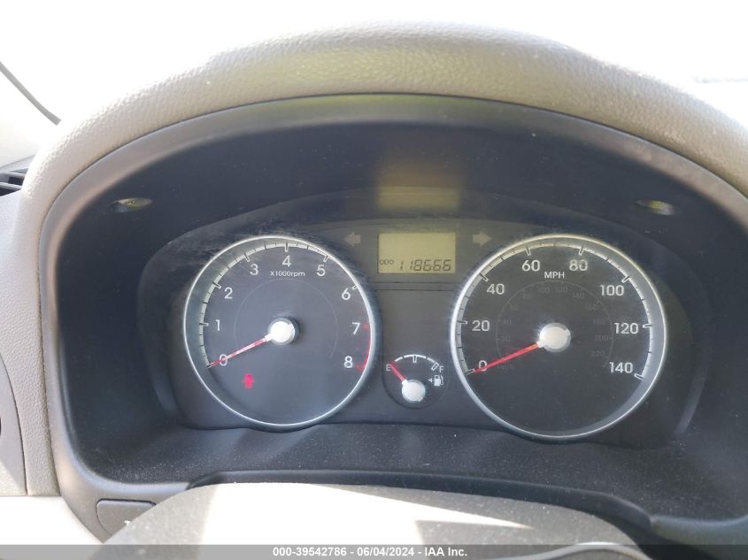 2011 Hyundai Accent Gls VIN: KMHCN4AC9BU615927 Lot: 39542786