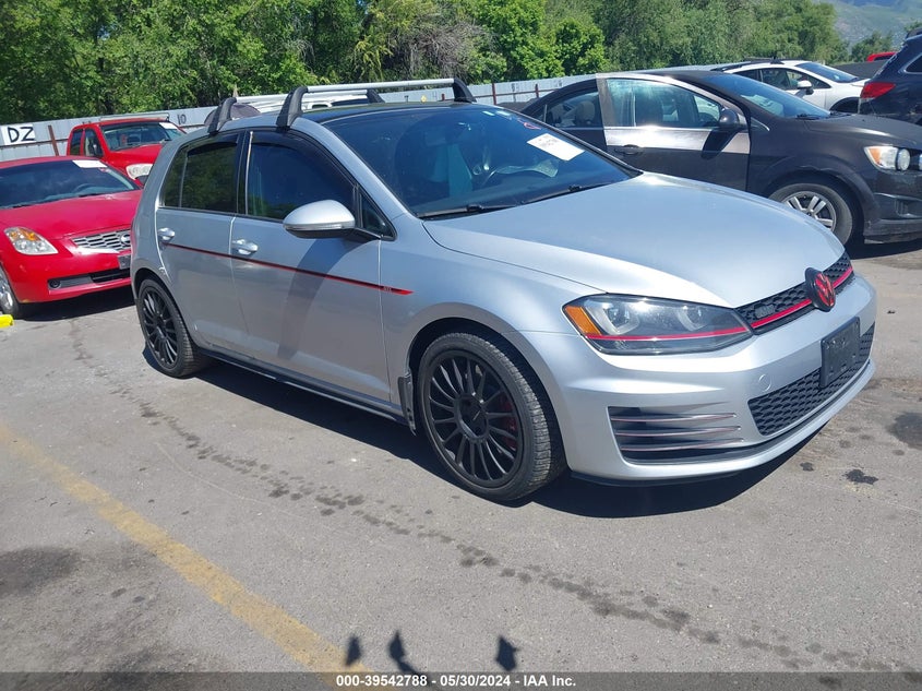 2016 VOLKSWAGEN GOLF GTI AUTOBAHN W/PERFORMANCE PACKAGE 4-DOOR - 3VW447AU3GM018609