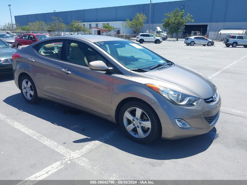 2013 Hyundai Elantra Gls VIN: 5NPDH4AE7DH438454 Lot: 39542790