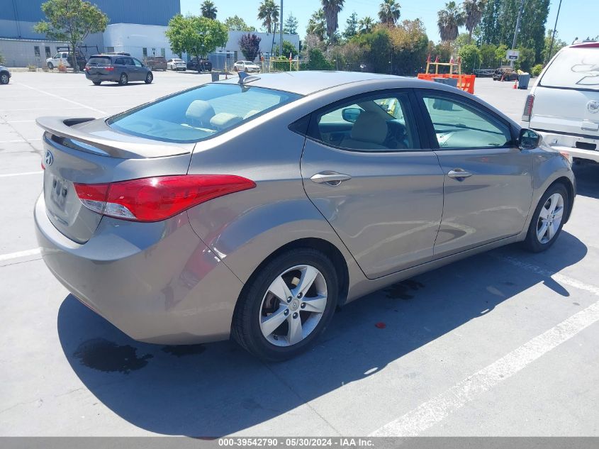 2013 Hyundai Elantra Gls VIN: 5NPDH4AE7DH438454 Lot: 39542790