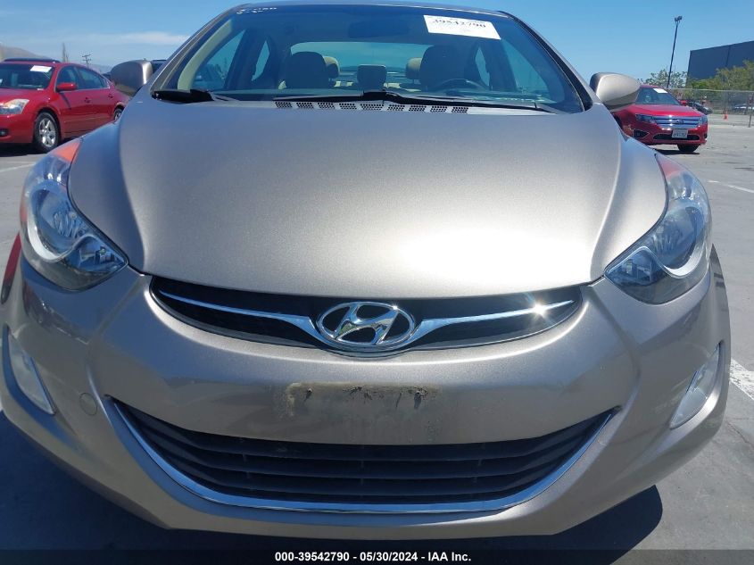 2013 Hyundai Elantra Gls VIN: 5NPDH4AE7DH438454 Lot: 39542790