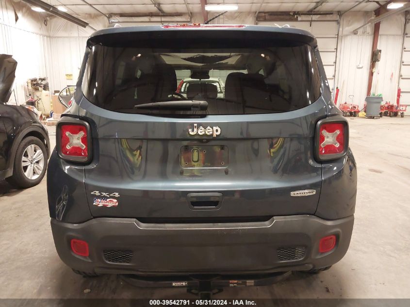 2021 Jeep Renegade Latitude 4X4 VIN: ZACNJDBB7MPM79250 Lot: 39542791