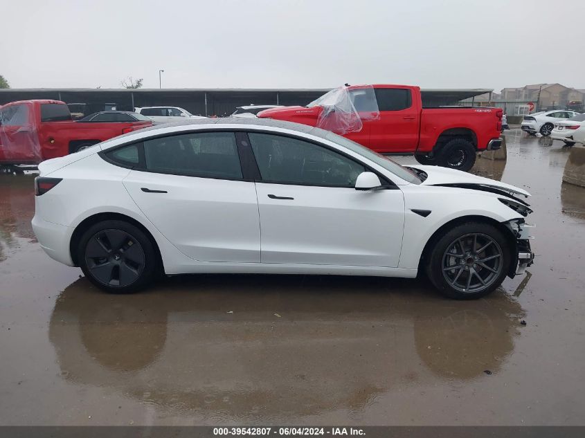 2023 Tesla Model 3 Rear-Wheel Drive VIN: 5YJ3E1EA0PF402778 Lot: 39542807