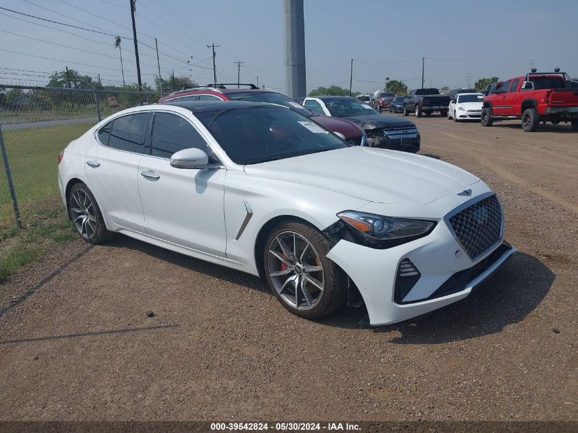 2019 Genesis G70 Prestige/Sport/Dynamic/De VIN: KMTG34LE7KU037483 Lot: 39542824