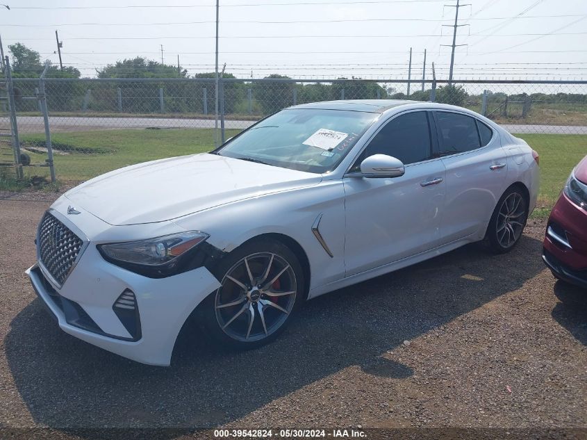 2019 Genesis G70 Prestige/Sport/Dynamic/De VIN: KMTG34LE7KU037483 Lot: 39542824