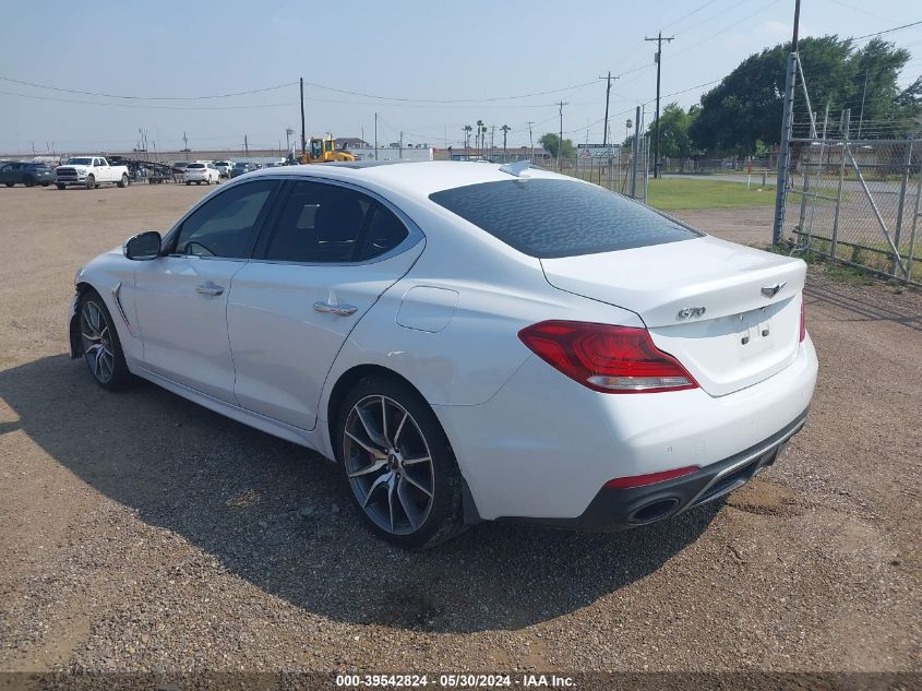 2019 Genesis G70 Prestige/Sport/Dynamic/De VIN: KMTG34LE7KU037483 Lot: 39542824