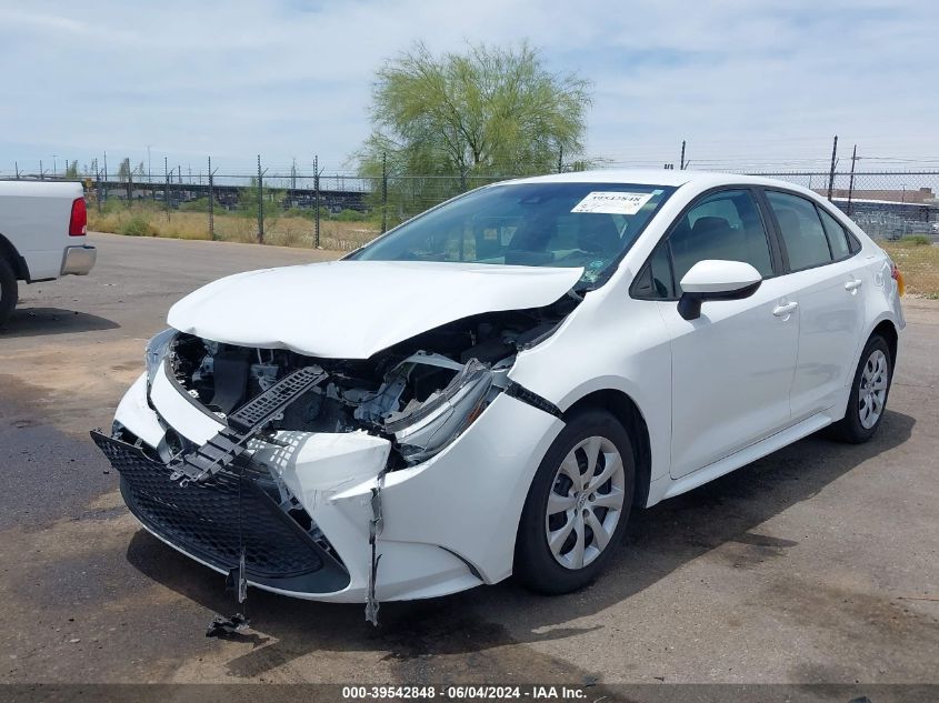 2021 Toyota Corolla Le VIN: 5YFEPMAE0MP158546 Lot: 39542848