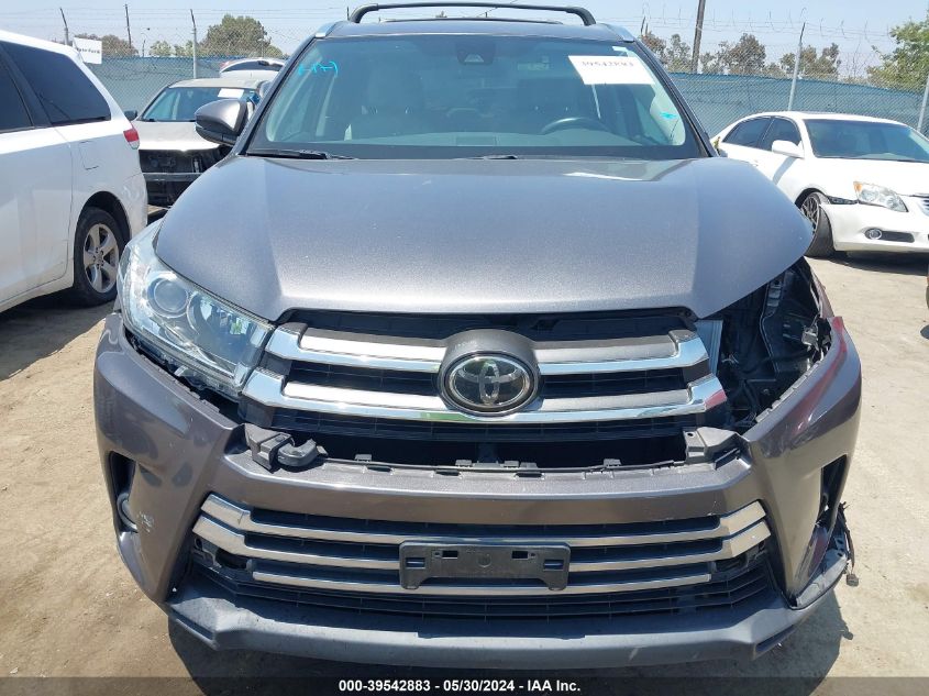 2017 Toyota Highlander Limited VIN: 5TDYZRFH2HS227144 Lot: 39542883