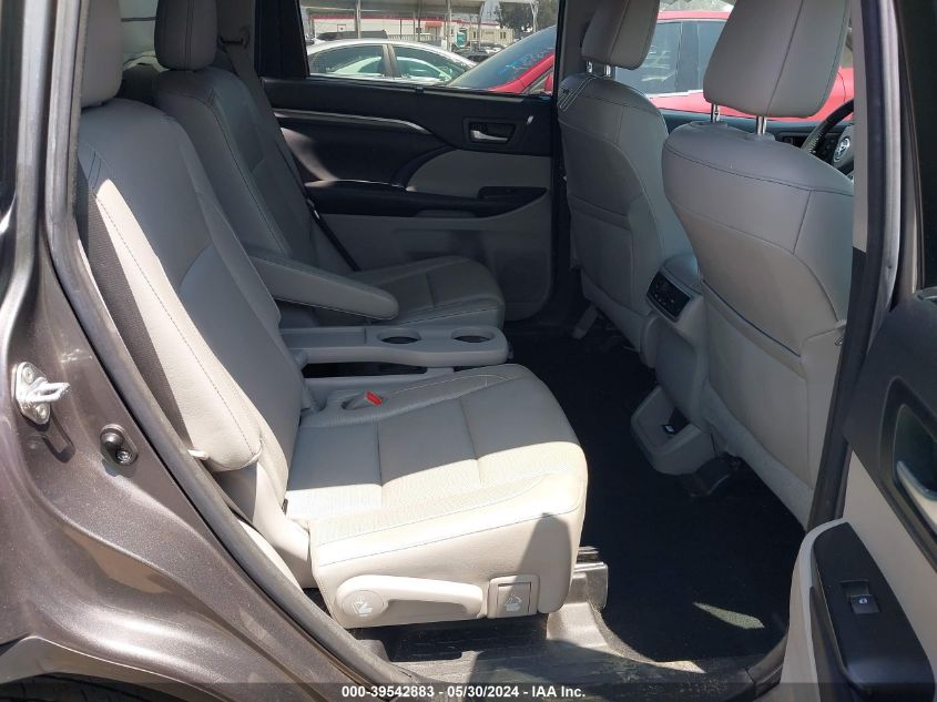2017 Toyota Highlander Limited VIN: 5TDYZRFH2HS227144 Lot: 39542883