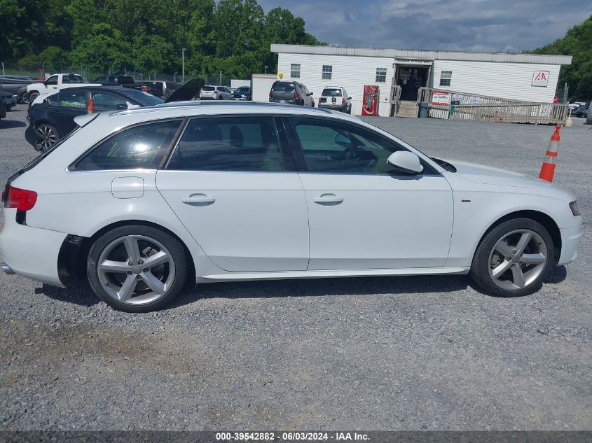 2012 Audi A4 2.0T Premium VIN: WAU4FAFL6CA112143 Lot: 39542882