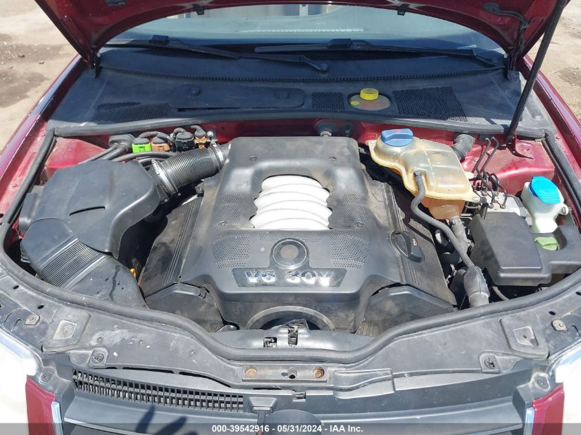 2001 Volkswagen Passat Gls V6 VIN: WVWPH63BX1P131212 Lot: 39542916