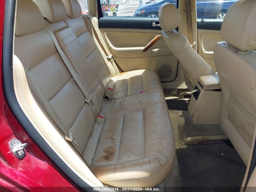 2001 Volkswagen Passat Gls V6 VIN: WVWPH63BX1P131212 Lot: 39542916