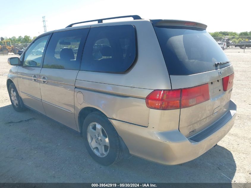 2001 Honda Odyssey Ex VIN: 2HKRL18601H611549 Lot: 39542919