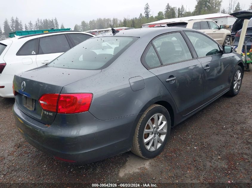 2011 Volkswagen Jetta 2.5L Se VIN: 3VWDZ7AJ8BM346060 Lot: 39542926