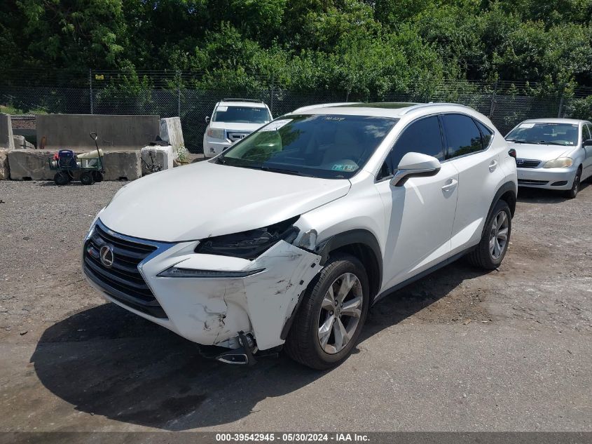 2017 Lexus Nx 200T VIN: JTJBARBZ0H2136759 Lot: 39542945