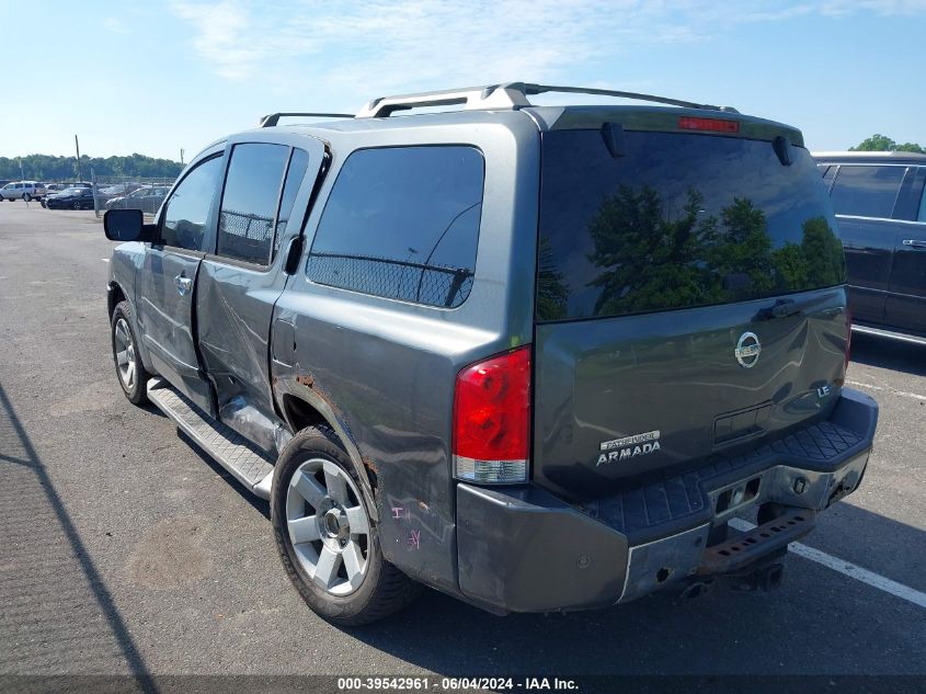 2004 Nissan Pathfinder Armada Le VIN: 5N1AA08B94N733062 Lot: 39542961