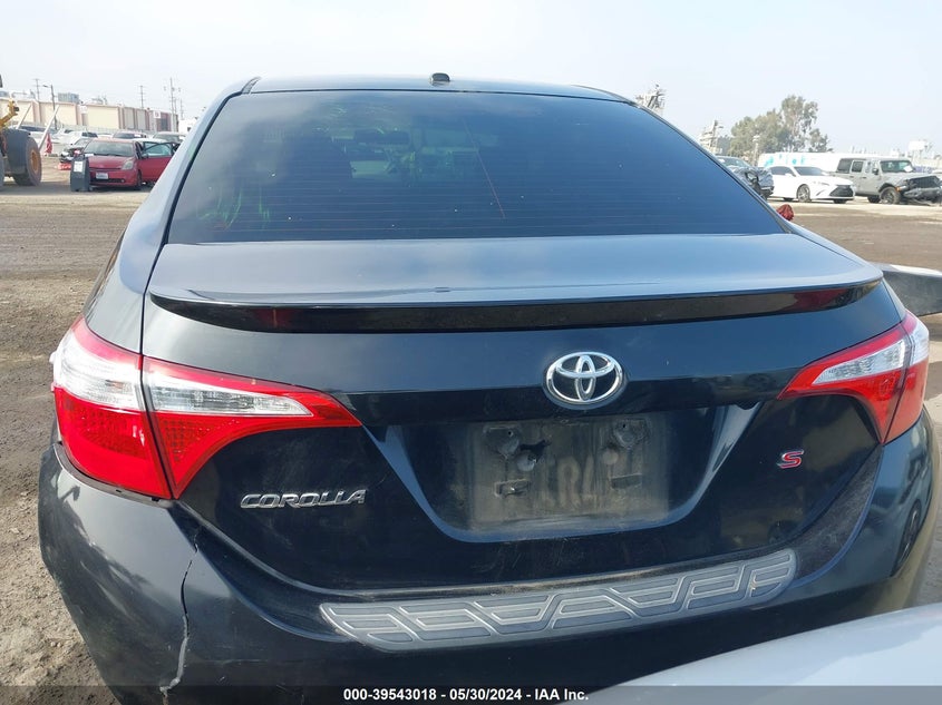 2016 Toyota Corolla S Premium VIN: 5YFBURHEXGP417658 Lot: 39543018