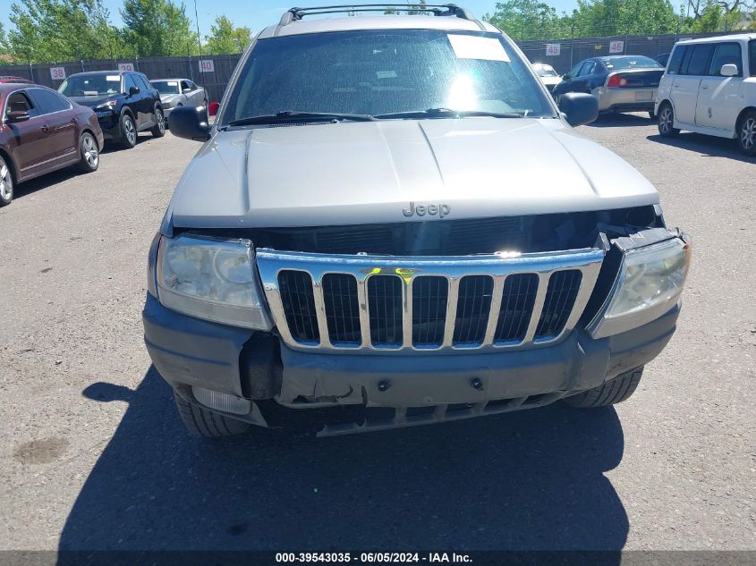 2000 Jeep Grand Cherokee Laredo VIN: 1J4GW48N9YC168714 Lot: 39543035