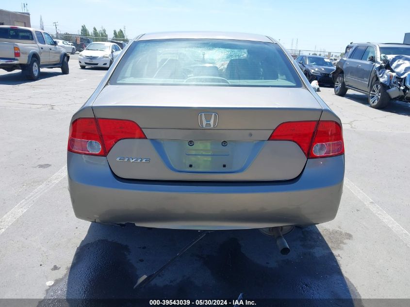 2007 Honda Civic Lx VIN: 1HGFA16557L067302 Lot: 39543039