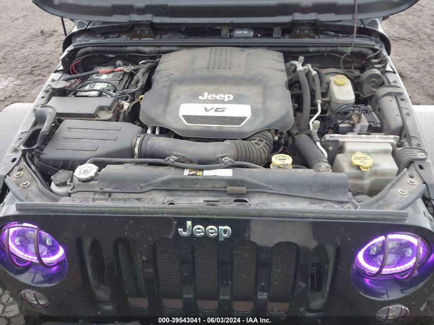 2016 Jeep Wrangler Unlimited Sport VIN: 1C4BJWDG7GL154357 Lot: 39543041