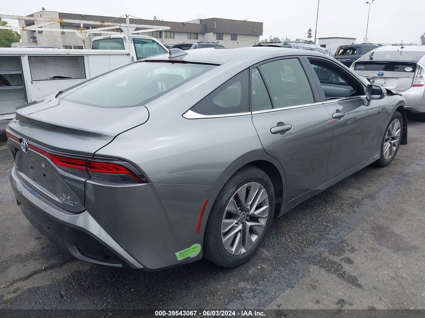 2022 Toyota Mirai Xle VIN: JTDAAAAA9NA006525 Lot: 39543067