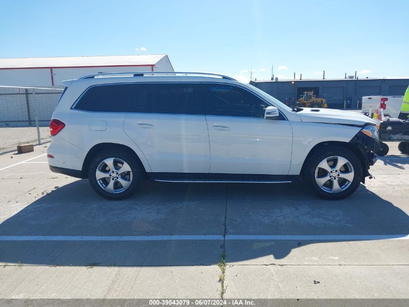 2017 Mercedes-Benz Gls 450 4Matic VIN: 4JGDF6EE6HA792891 Lot: 39543079