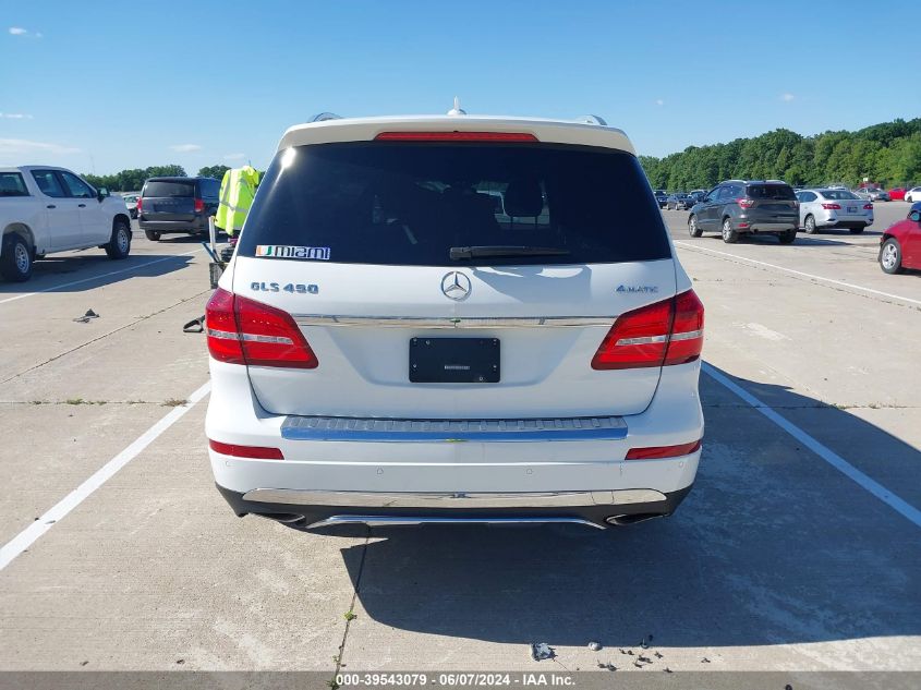 2017 Mercedes-Benz Gls 450 4Matic VIN: 4JGDF6EE6HA792891 Lot: 39543079