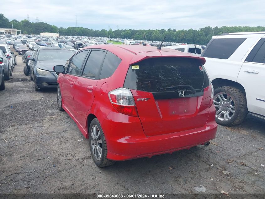 2013 Honda Fit Sport VIN: JHMGE8H54DC033505 Lot: 39543088